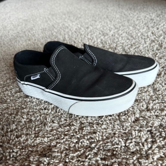 Platform Slip-on Vans - Picture 1 of 4